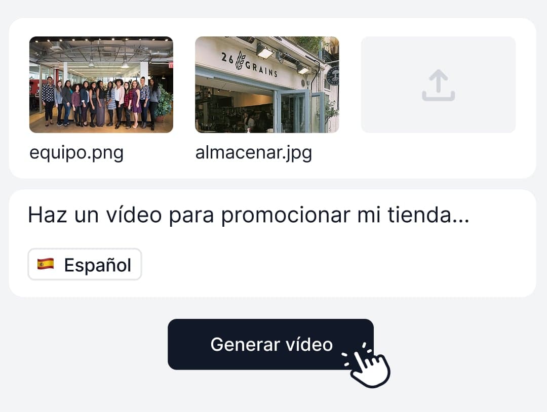 Colección de imágenes que muestran diferentes videos de stock